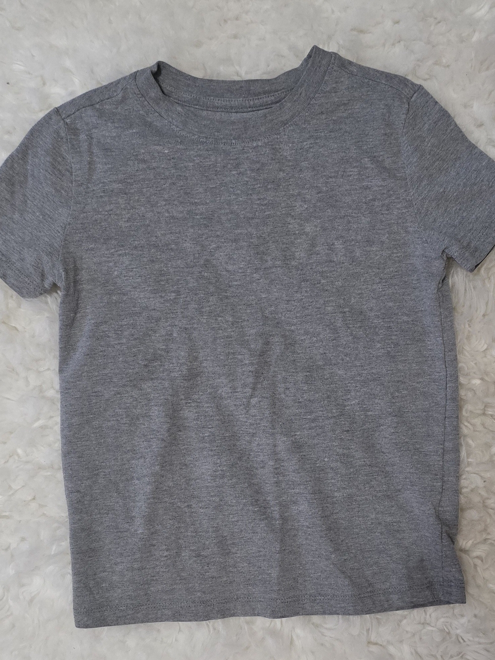 Cat & Jack Gray Short Sleeve Crew Tee